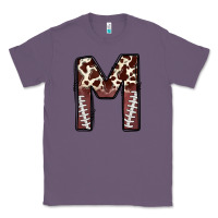 Lavender name footballcow print letter m Classic Tee - CowhideDigitalArt