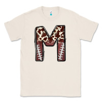 Natural name footballcow print letter m Classic Tee - CowhideDigitalArt