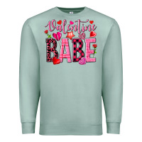 Seafoam valentine babe Premium Sweatshirt - NancyCooperArtShop