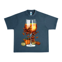 Midnight Navy Thanksgiving Fall Urban Heavy Tee - FaDigitalArtStudio