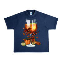 Navy Thanksgiving Fall Urban Heavy Tee - FaDigitalArtStudio