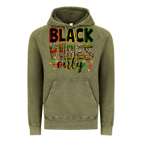 Vintage Olive black vibes only Vintage Hoodie - Zillion Design Studio