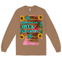 Toasted Coconut raised 90's country guitar cactus sunflower's 12 oz can cooler (regula Long Sleeve Tee - Artiststas