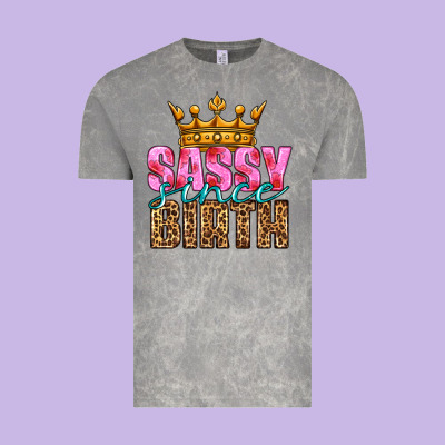 Sassy Since Birth Vintage Tee Designed By Hra Design Shop