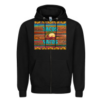 Black tacos before vatos Zipper Hoodie - BarkalooDesign