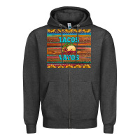 Charcoal Heather tacos before vatos Zipper Hoodie - BarkalooDesign