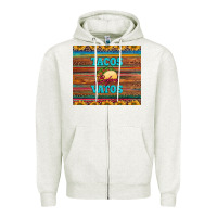 Oatmeal Heather tacos before vatos Zipper Hoodie - BarkalooDesign
