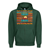 Sports Green tacos before vatos Zipper Hoodie - BarkalooDesign