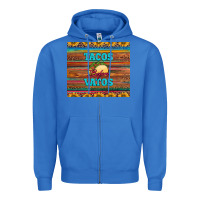 True Royal tacos before vatos Zipper Hoodie - BarkalooDesign