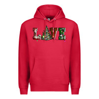 Cardinal love christmas tree Premium Hoodie - AdoDesignShop