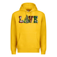 Lemon love christmas tree Premium Hoodie - AdoDesignShop