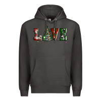 Smoke love christmas tree Premium Hoodie - AdoDesignShop