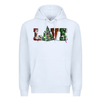 White love christmas tree Premium Hoodie - AdoDesignShop