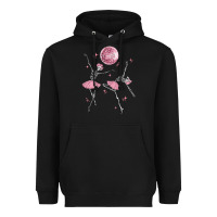 Black skeleton ballerina Heavyweight Hoodie - MaliasSmallBusiness