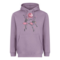 Lavender skeleton ballerina Heavyweight Hoodie - MaliasSmallBusiness