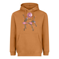 Meerkat skeleton ballerina Heavyweight Hoodie - MaliasSmallBusiness