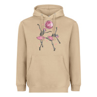 Mushroom skeleton ballerina Heavyweight Hoodie - MaliasSmallBusiness