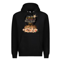 Black i love the woman l've become black girl Premium Hoodie - Artiststas