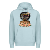 I Love The Woman L've Become Black Girl Premium Hoodie | Teevron