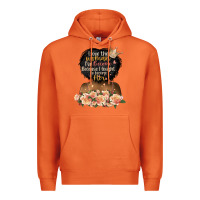 Carrot i love the woman l've become black girl Premium Hoodie - Artiststas