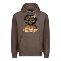 Coffee i love the woman l've become black girl Premium Hoodie - Artiststas