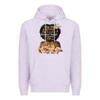 Lilac i love the woman l've become black girl Premium Hoodie - Artiststas