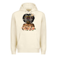 Sandshell i love the woman l've become black girl Premium Hoodie - Artiststas