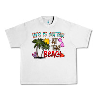 Lunar Rock life is better at the beach Urban Heavy Tee - CowhideDigitalArt