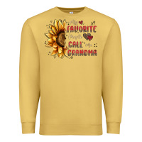 Antique Gold my favorite people call me grandma Premium Sweatshirt - MaliasSmallBusiness