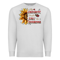 Dove Grey my favorite people call me grandma Premium Sweatshirt - MaliasSmallBusiness