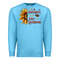 Ocean Blue my favorite people call me grandma Premium Sweatshirt - MaliasSmallBusiness