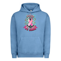 Pigment Pebble Blue refuse to sink cancer anchor Urban Hoodie - NancyCooperArtShop