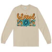 Mushroom blessed mom with gemstone Long Sleeve Tee - AdoDesignShop