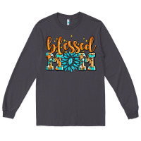 Smoke blessed mom with gemstone Long Sleeve Tee - AdoDesignShop