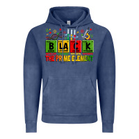 Vintage Denim black the prime element Vintage Hoodie - Zillion Design Studio
