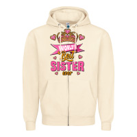 Sandshell world's best sister ever Zipper Hoodie - Jasminsmagicworld