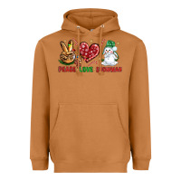 Meerkat peace love snowman Heavyweight Hoodie - NancyCooperArtShop