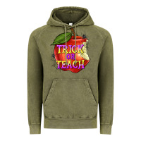 Vintage Olive Trick or Teach Vintage Hoodie - texasbilliewilder