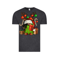 Vintage Black christmas afro gnomes Vintage Tee - FaDigitalArtStudio