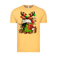 Vintage Mustard christmas afro gnomes Vintage Tee - FaDigitalArtStudio