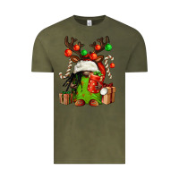 Vintage Olive christmas afro gnomes Vintage Tee - FaDigitalArtStudio
