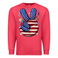 Cardinal peace 4th july Premium Sweatshirt - NancyCooperArtShop