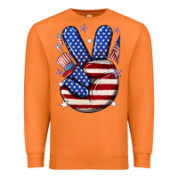 Carrot peace 4th july Premium Sweatshirt - NancyCooperArtShop