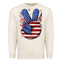 Sandshell peace 4th july Premium Sweatshirt - NancyCooperArtShop