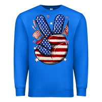True Royal peace 4th july Premium Sweatshirt - NancyCooperArtShop