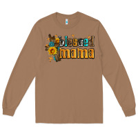 Toasted Coconut blessed mama Long Sleeve Tee - AdoDesignShop