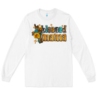 White blessed mama Long Sleeve Tee - AdoDesignShop
