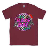 Burgundy it's race day y'all Classic Tee - AdoDesignShop