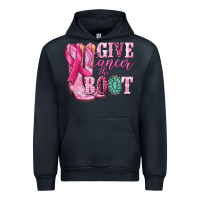 Navy give cancer the boot Urban Hoodie - NancyCooperArtShop