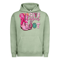 Pigment Oil Green give cancer the boot Urban Hoodie - NancyCooperArtShop
